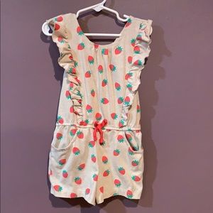 Wonder Nation Strawberry Romper - 4T